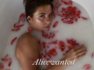 Alicewanted