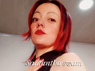 Samantha_swam